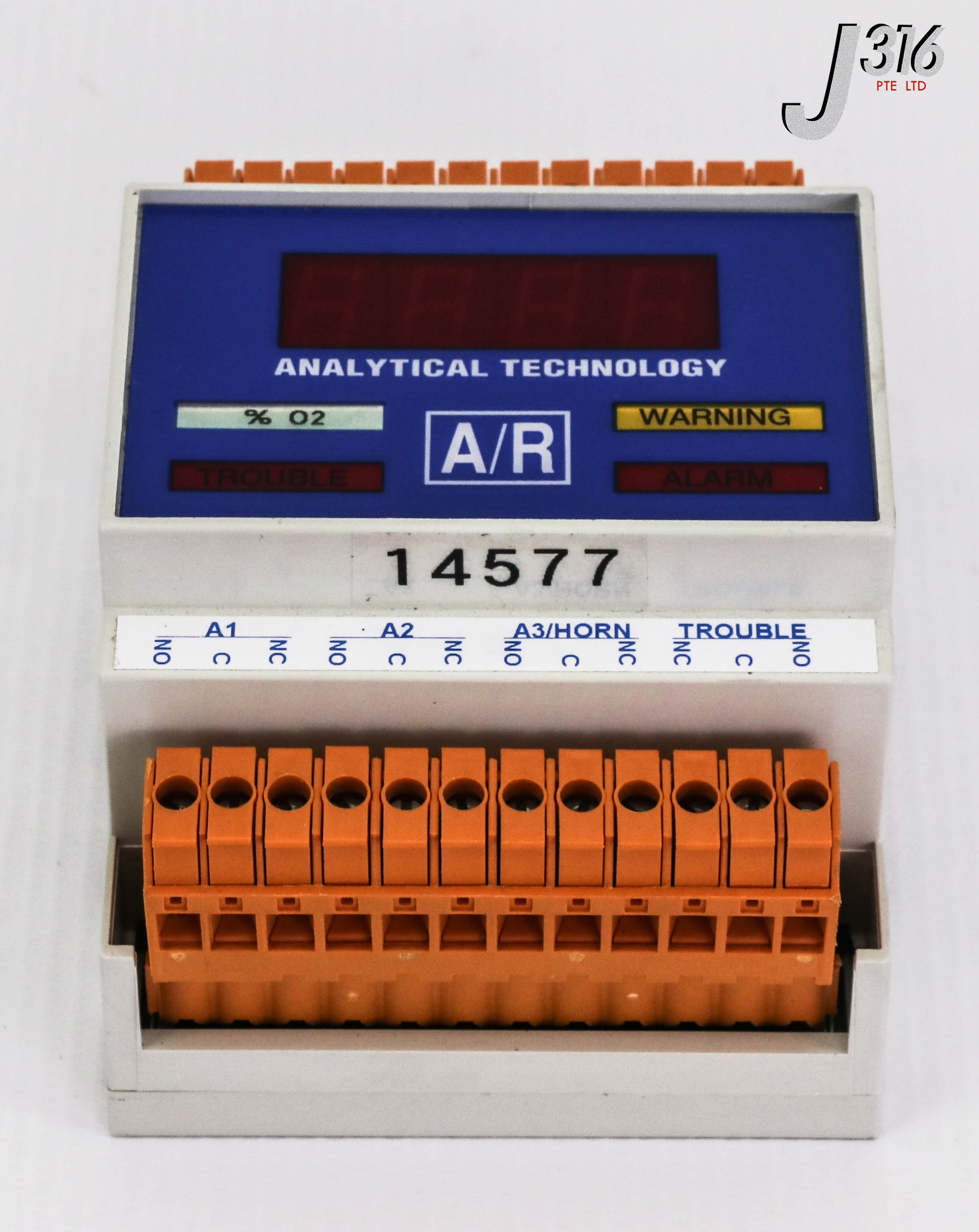 ©️ 14577 ANALYTICAL TECHNOLOGY MONITOR MODULE, % O2, 10-15VDC 0.3A A